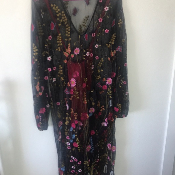 Mesh floral dress - Picture 1 of 2